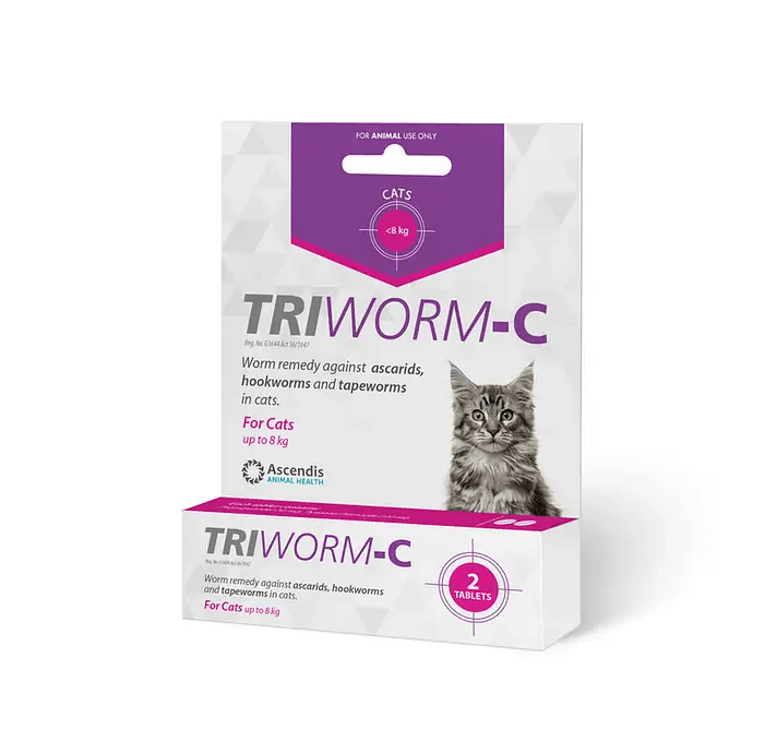 TriwormC Individual Pack for Cats Johannesburg SPCA