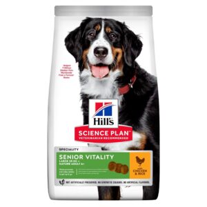 hills vitality large breed with chicken 14kg dog food