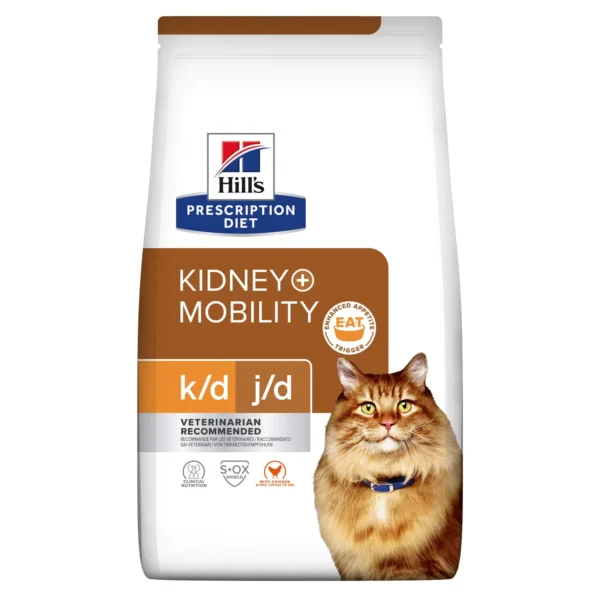hills prescription kd jd kidney mobility dry cat food