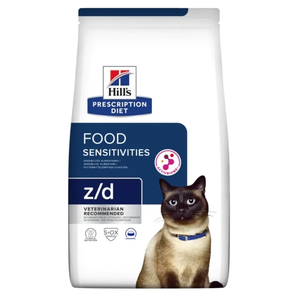 hills feline prescription diet zd dry cat food