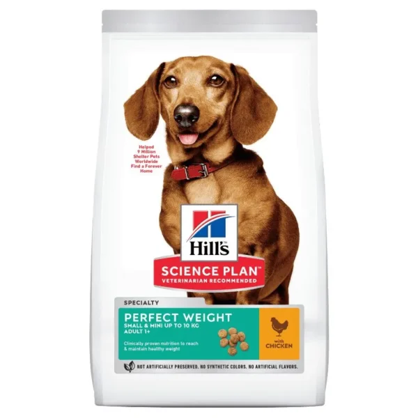 hills science plan perfect weight small mini dog food