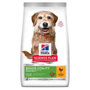 hills science plan senior vitality small mini dog food