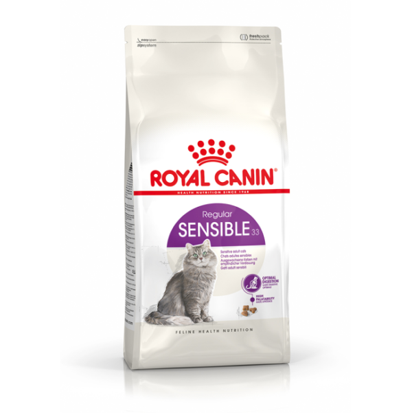sensible 33 adult cat food by royal canin
