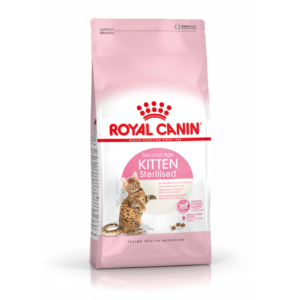 sterilised kitten dry food by royal canin