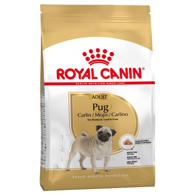 royal-canin-pug-adult-dry-dog-food pug adult dry food by royal canin